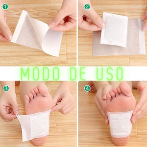 Adesivo Removedor de Toxinas – Power Detox - Adesivos Detox Para os Pés PROMOÇÃO  (50 UNIDADES)