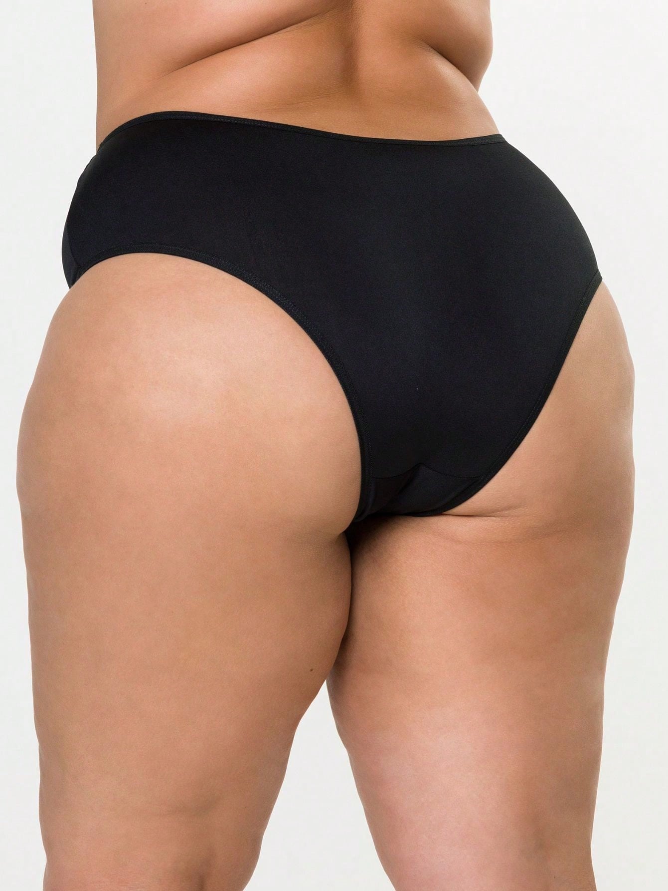 Kit 10 Calcinhas Plus Size Cintura Alta Lateral Larga