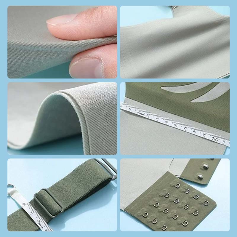 Sutiã push-up anti-flacidez sem fio com elevação