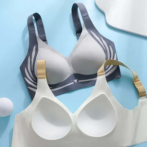 Sutiã push-up anti-flacidez sem fio com elevação