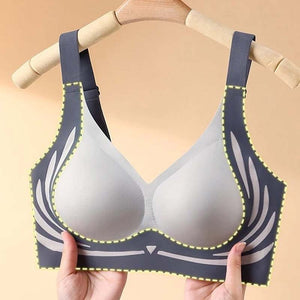 Sutiã push-up anti-flacidez sem fio com elevação