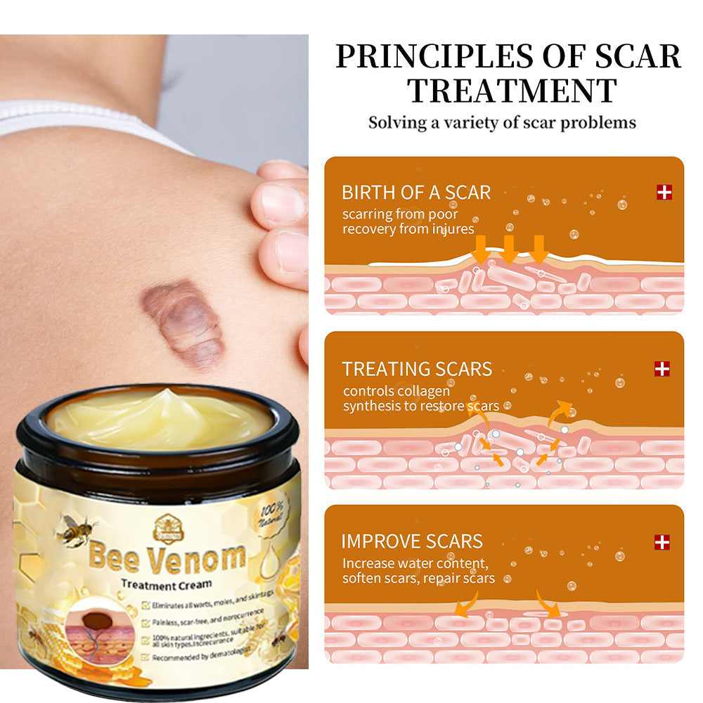 BSWELL™ Bee Venom Creme de tratamento para pele. PROMOÇÃO  - 4 Potes (Compre 2 Leve 4 )