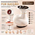 Massageador de Sucção à Vácuo e Circulação Ventosa terapia Portátil