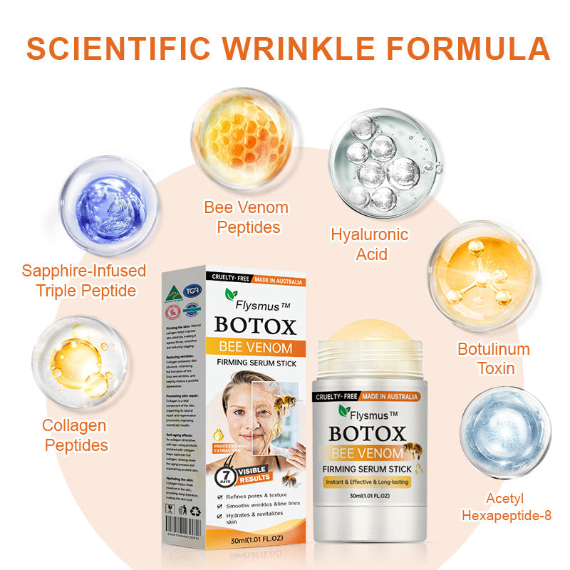 ✨Flysmus™ Botox Bee Venom Firming Serum Stick🔥ÚLTIMO DIA 70% DE DESCONTO
