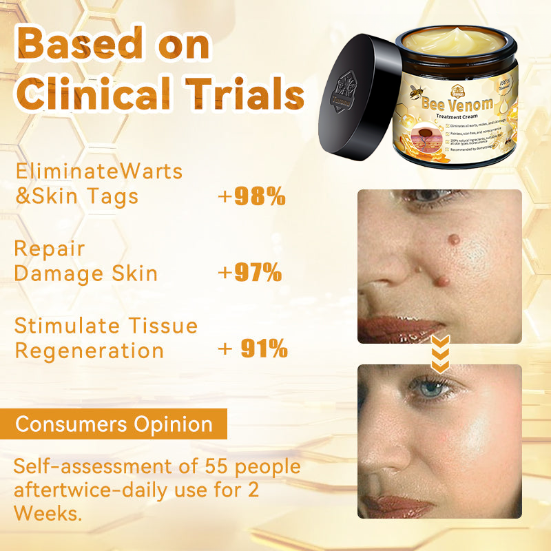 BSWELL™ Bee Venom Creme de tratamento para pele. PROMOÇÃO  - 4 Potes (Compre 2 Leve 4 )