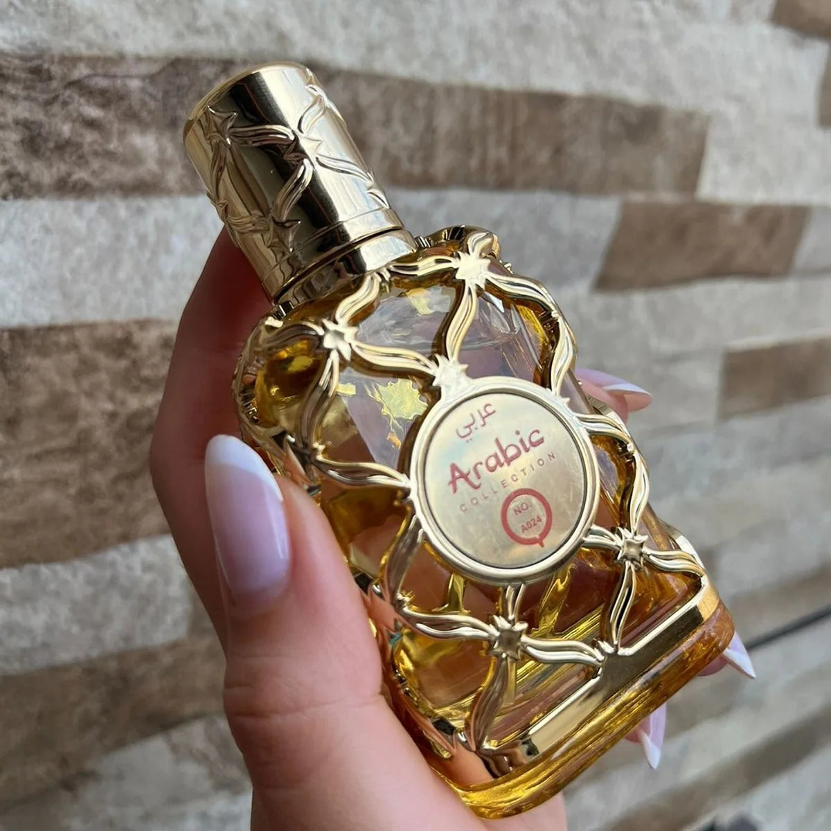 Perfume Árabe Compartilhável Âmbar Real A024  – Doce Amadeirado
