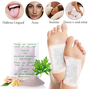 Adesivo Removedor de Toxinas – Power Detox - Adesivos Detox Para os Pés PROMOÇÃO  (50 UNIDADES)