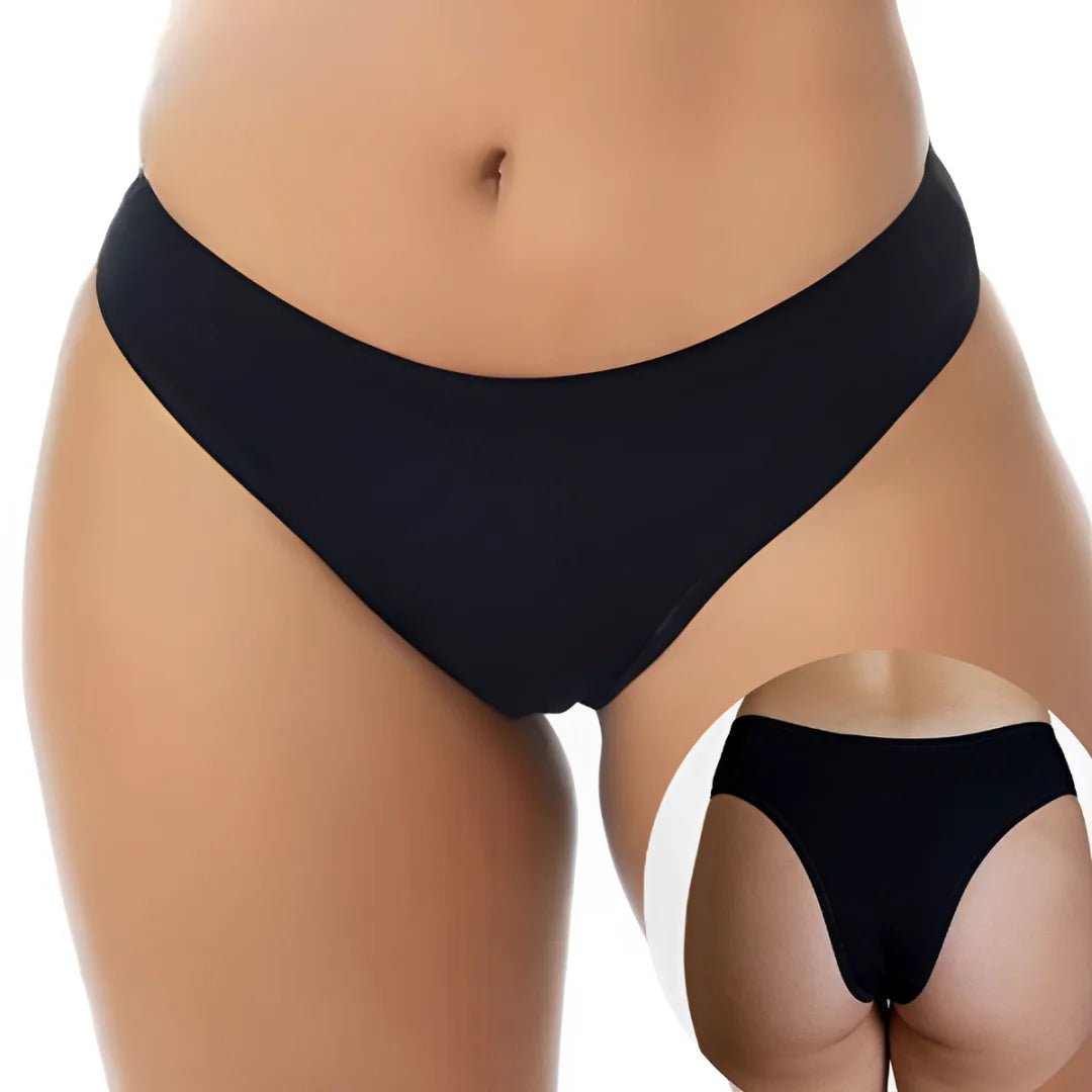 Kit 3 Calcinhas sem costura Feminina / Corte Laser