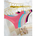 Kit 10 calcinhas lingerie sem costura, calcinha fio dental confortável, calcinha invisível tanga feminina