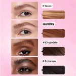 Ferramenta para Sobrancelhas BrowMaster | À Prova d'Água, Pincel Ultra-Realista para Sobrancelhas