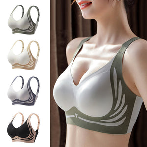 Sutiã push-up anti-flacidez sem fio com elevação