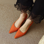 Galway Sapato Scarpin Feminino de Couro Minimalista