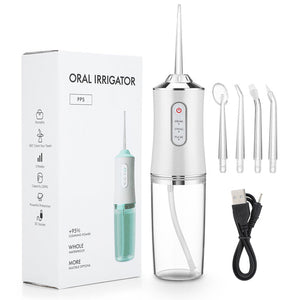 Irrigador Oral para Limpeza Bucal Recarregável - CleanJet
