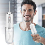 Irrigador Oral para Limpeza Bucal Recarregável - CleanJet