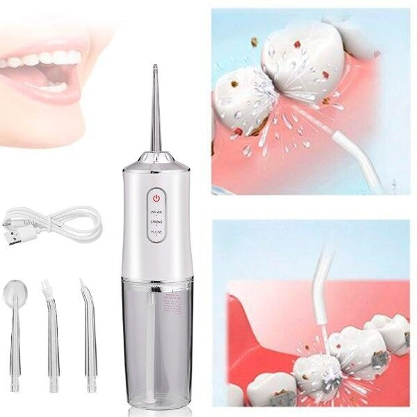 Irrigador Oral para Limpeza Bucal Recarregável - CleanJet