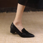 Oxford Sapato Feminino com Salto