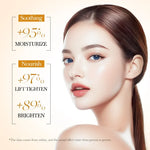 5 pçs Bioaqua arroz  branqueamento conjunto iluminar hidratante hidratar calmante limpador facial + toner + essência + loção + creme cuidados com a pele