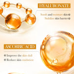 5 pçs Bioaqua arroz  branqueamento conjunto iluminar hidratante hidratar calmante limpador facial + toner + essência + loção + creme cuidados com a pele