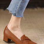 Oxford Sapato Feminino com Salto