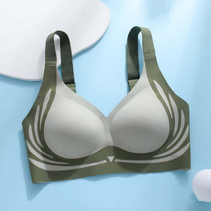Sutiã push-up anti-flacidez sem fio com elevação