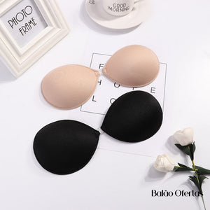 Sutiã Adesivo de Silicone Sustentador - Push Up