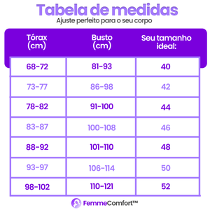 Sutiã Femme Comfort™ Premium - Suporte Máximo - ( LEVE 2 e PAGUE 1 )
