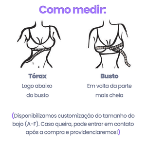 Sutiã Femme Comfort™ Premium - Suporte Máximo - ( LEVE 2 e PAGUE 1 )