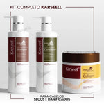 Kit Karseell Completo: Shampoo, Condicionador e Máscara - PROMOÇÃO DE PÁSCOA