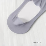 Meias Invisíveis com Silicone Fabullete – Kit 5 Pares