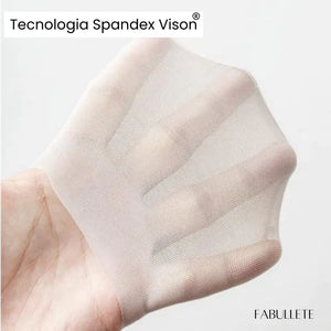 Meias Invisíveis com Silicone Fabullete – Kit 5 Pares