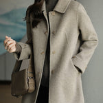 Casaco de Lã Slim Fashion Lady