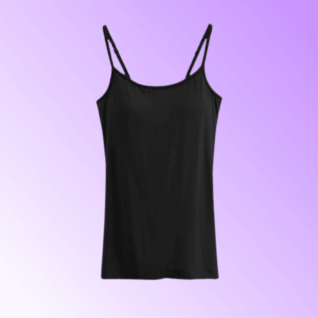 Camiseta Comfort™ - Sutiã Embutido e Tecido Respirável PROMOÇÃO  - ( LEVE 5 e PAGUE 2 )