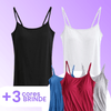 Camiseta Comfort™ - Sutiã Embutido e Tecido Respirável PROMOÇÃO  - ( LEVE 5 e PAGUE 2 )
