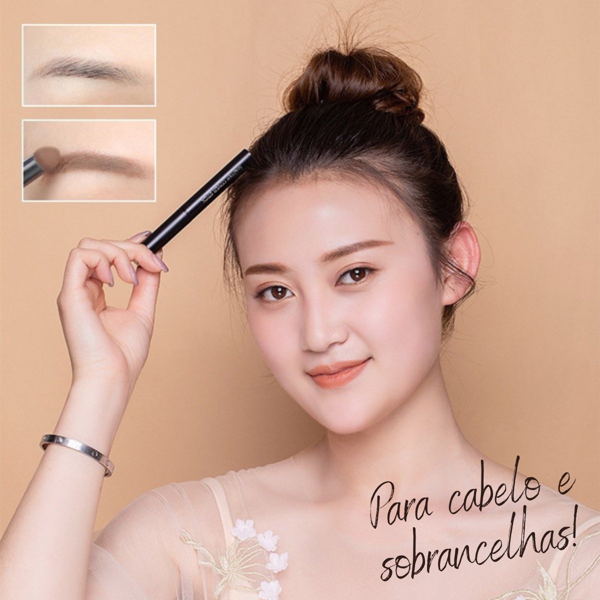 Caneta Corretiva Para Pelos e Cabelo - Caneta Mágica
