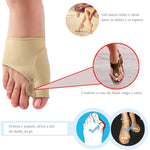 Corretor Ortopédico Para Joanete - Par de Meias Corretivas Para Joanete Com Separador De Silicone